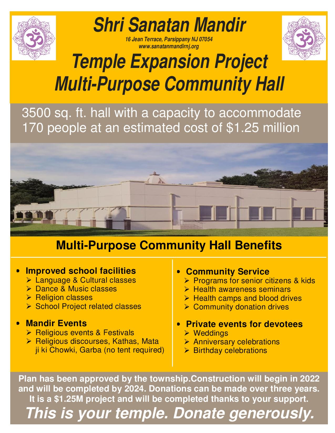 Please support Hall Construction.